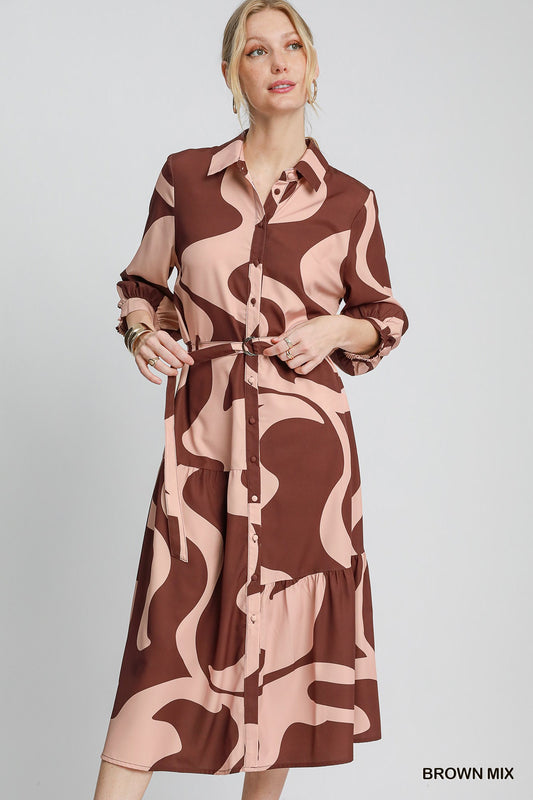 Vintage Vibes Midi Dress