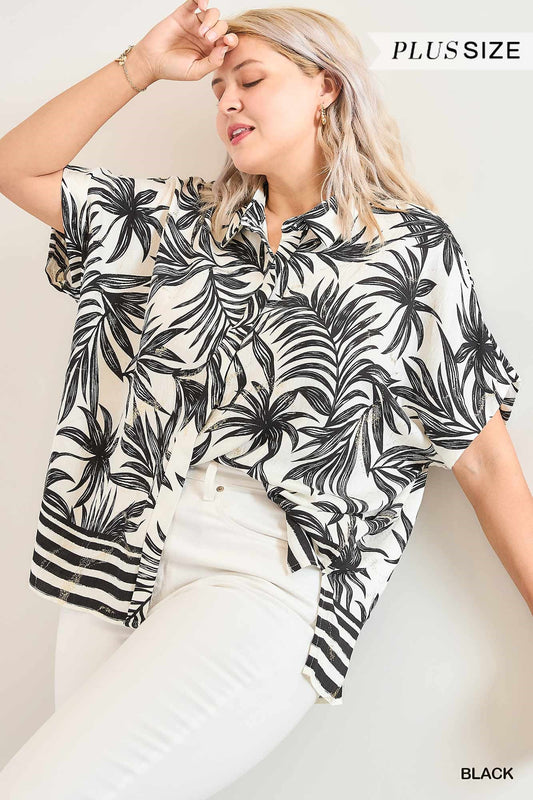 Tropical Breeze Button UP