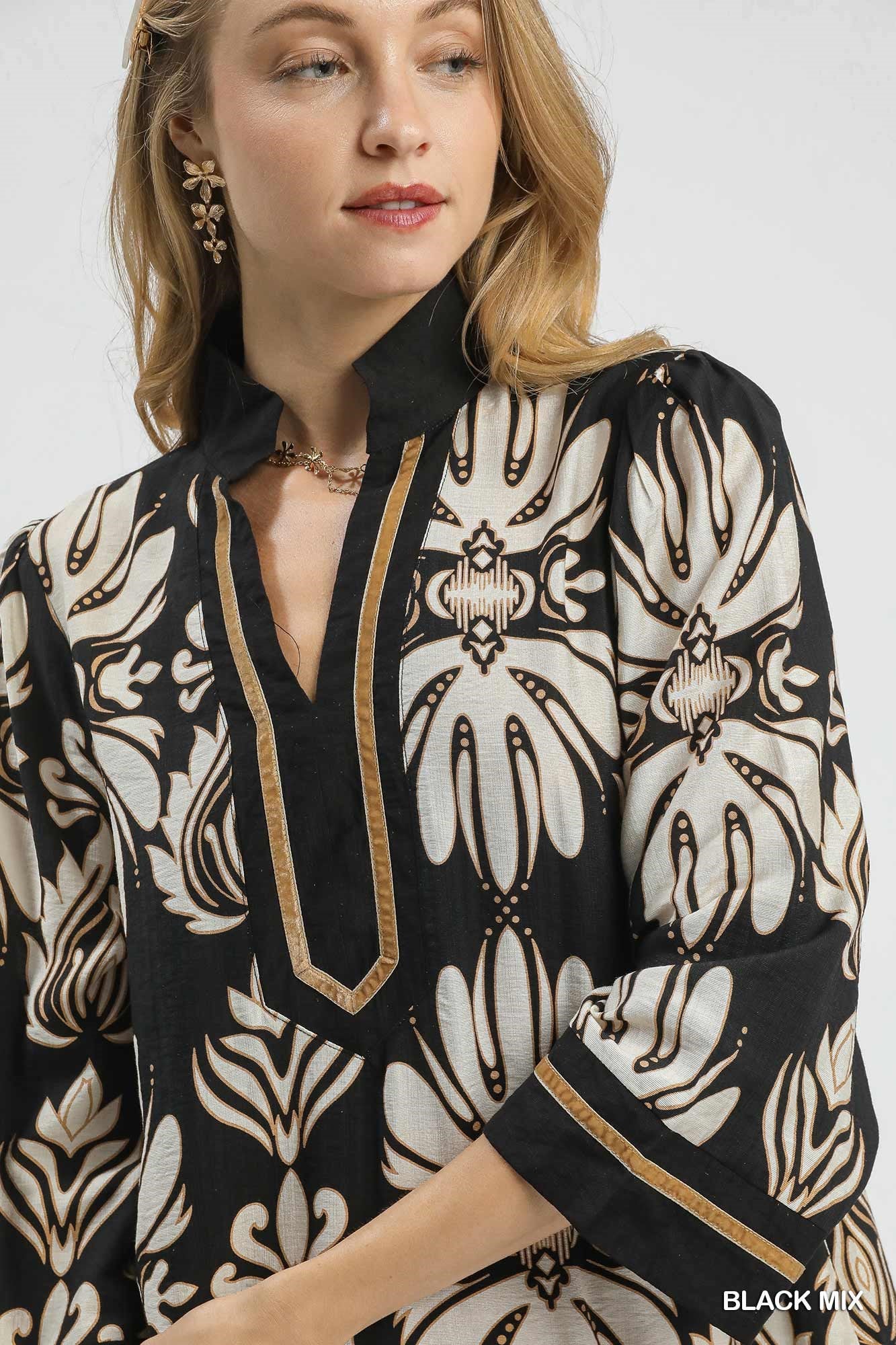Baroque Tunic Dress