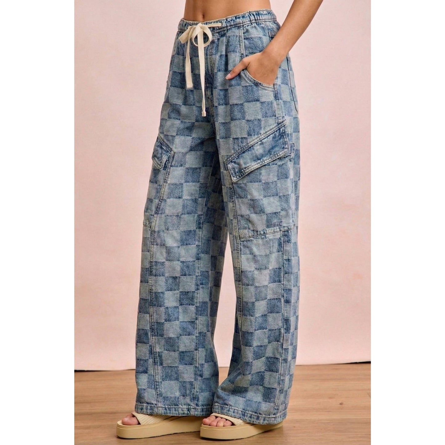 Checker Barrel Pant