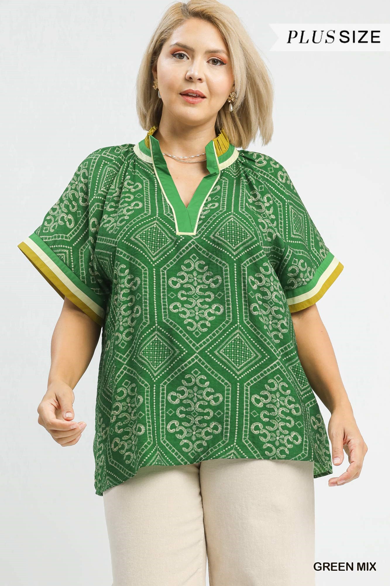 Green Mix top