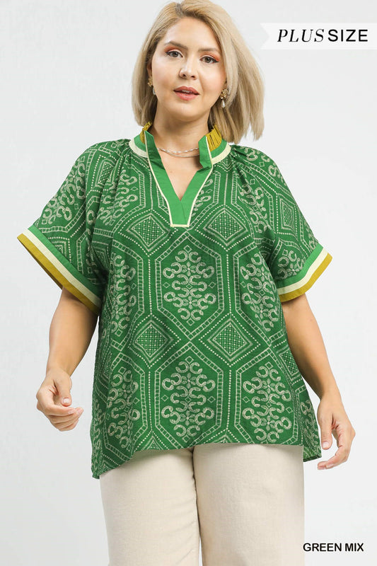 Green Mix top