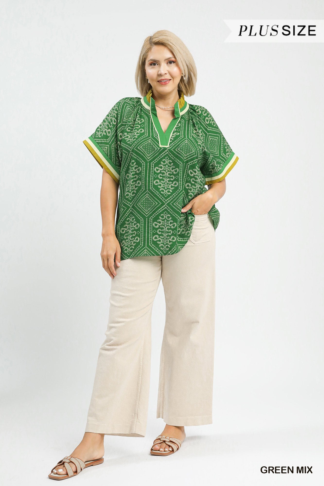 Green Mix top