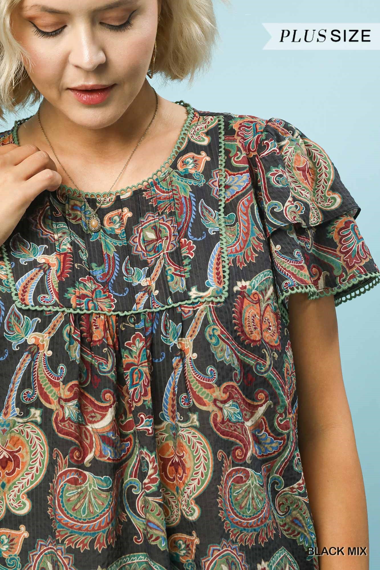 Fall Paisley top