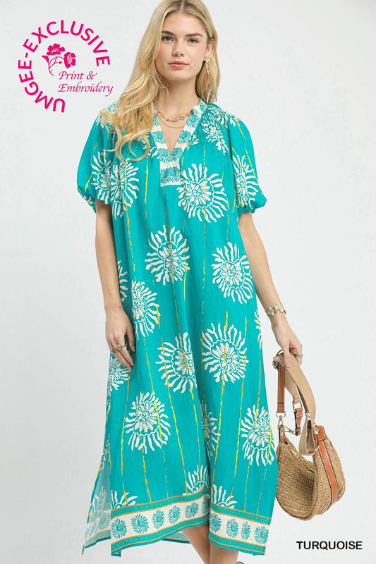 Turquiose Waters Dress