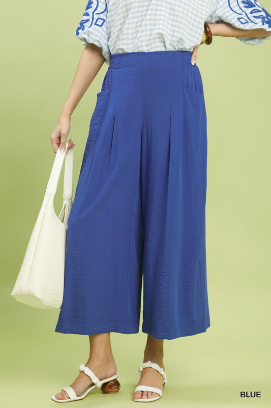 Cropped Wide Leg Pant