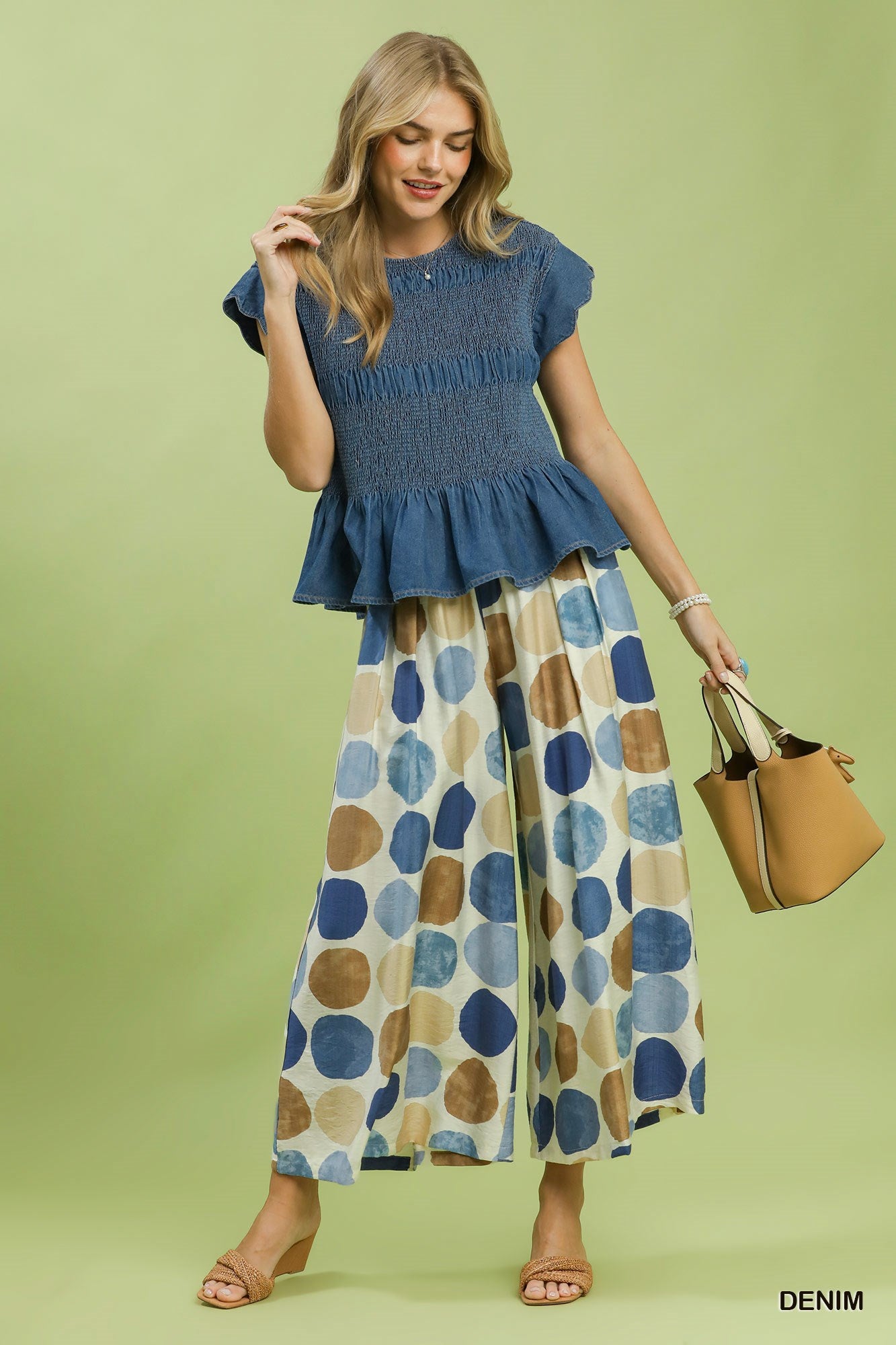 Dot Print Pant