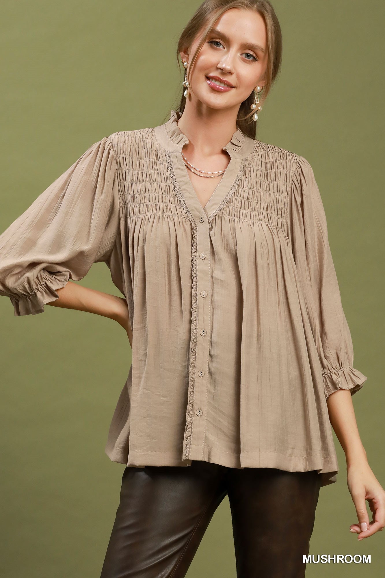 Flirty Smocked Top
