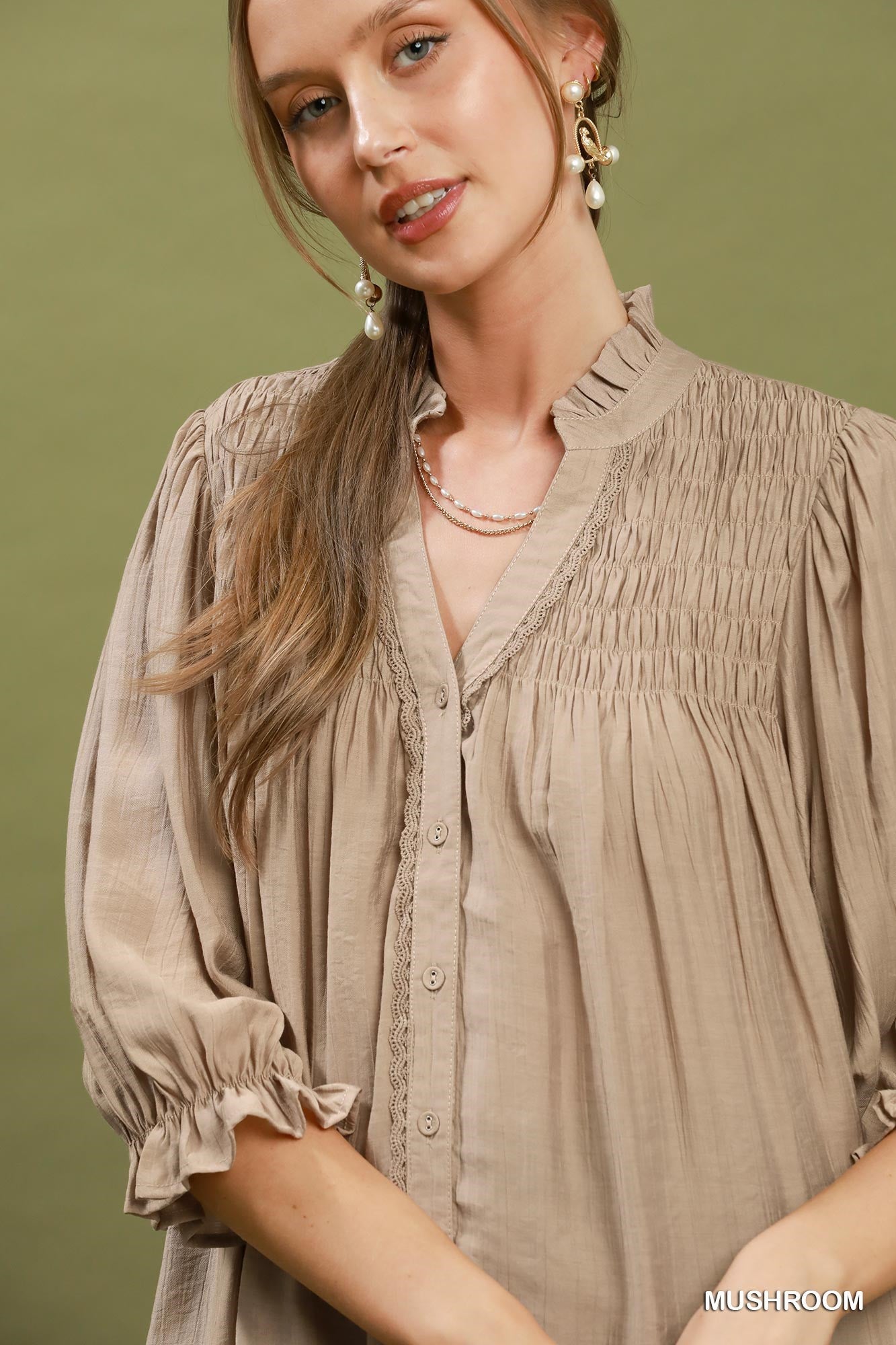 Flirty Smocked Top