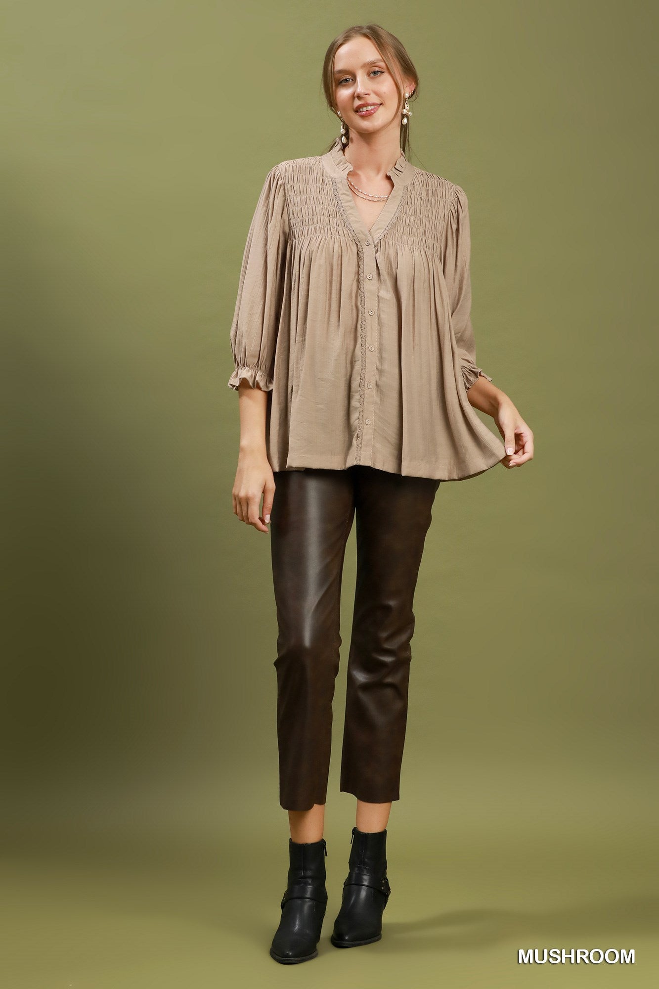 Flirty Smocked Top