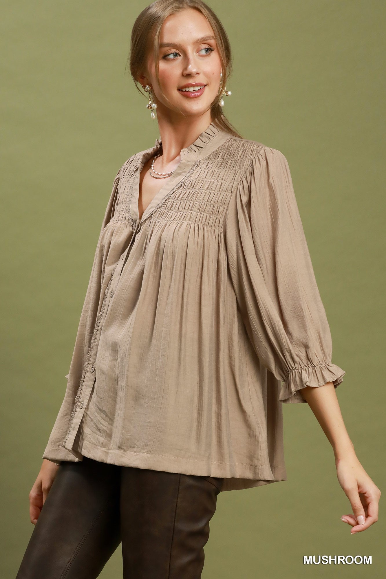 Flirty Smocked Top