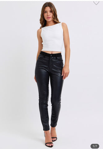 JB Denim/Leather Jeans