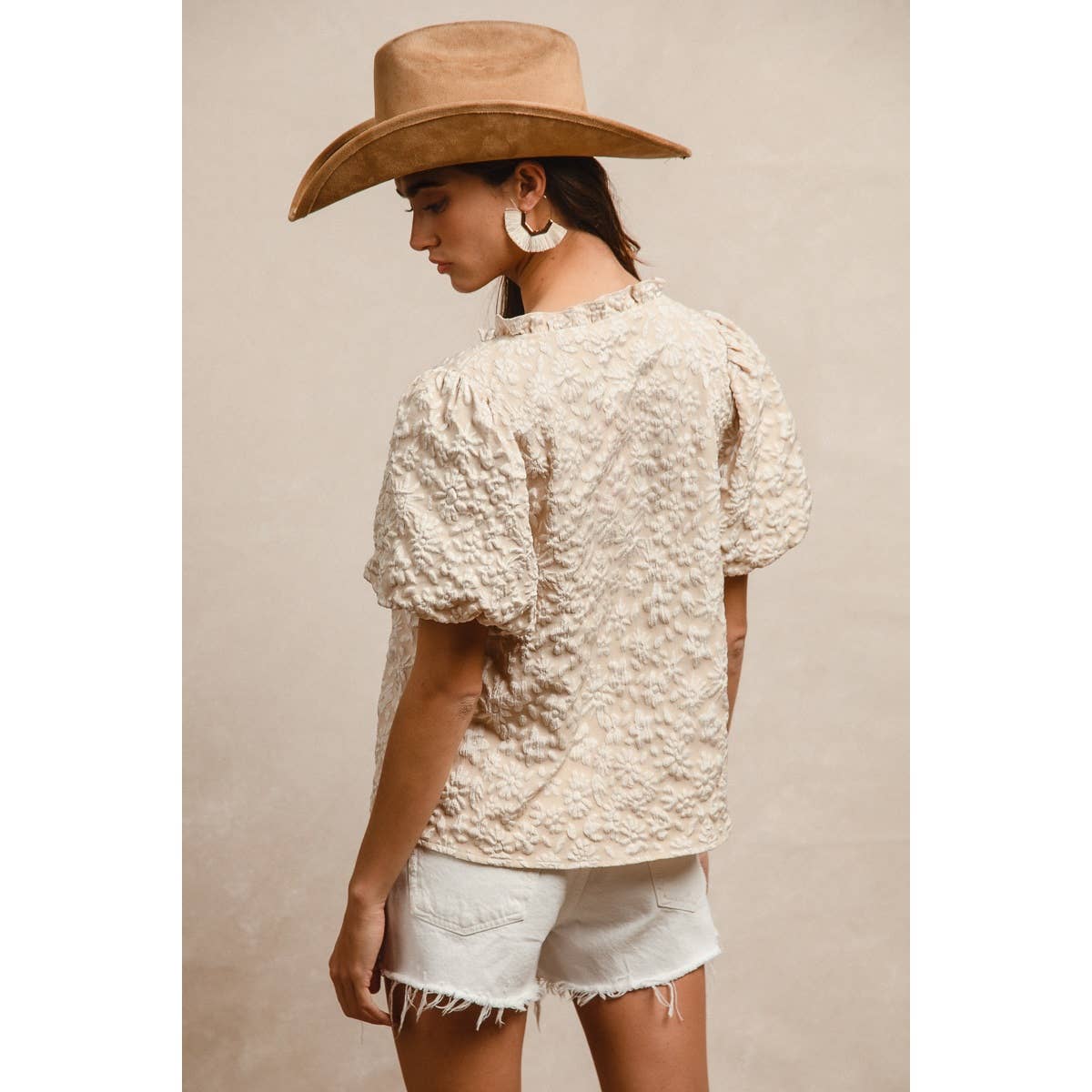 Floral Textured Top