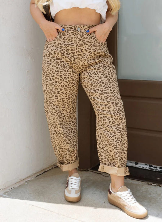 Risen Leopard Jeans
