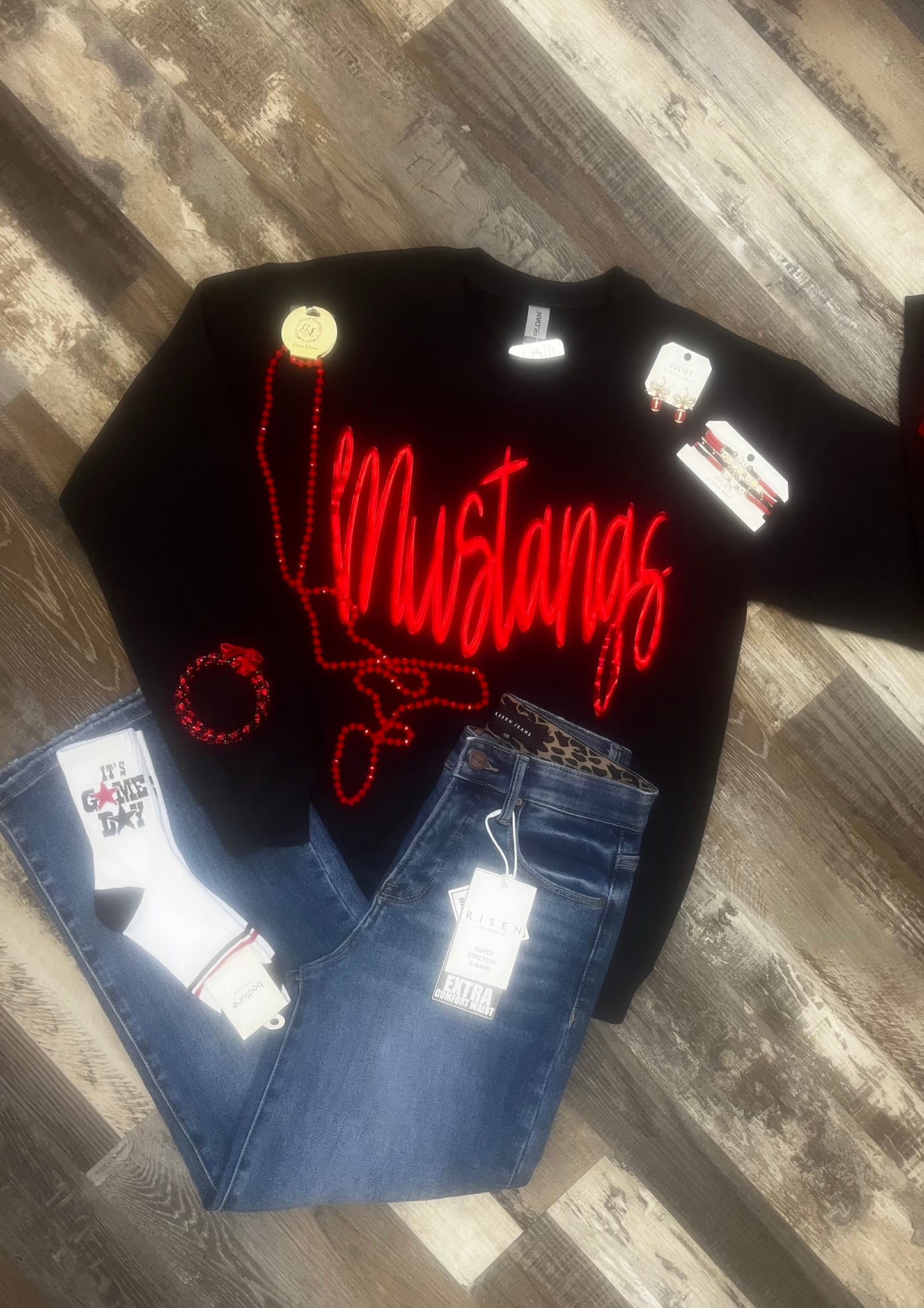 Mustangs Metallic Sweatshirt