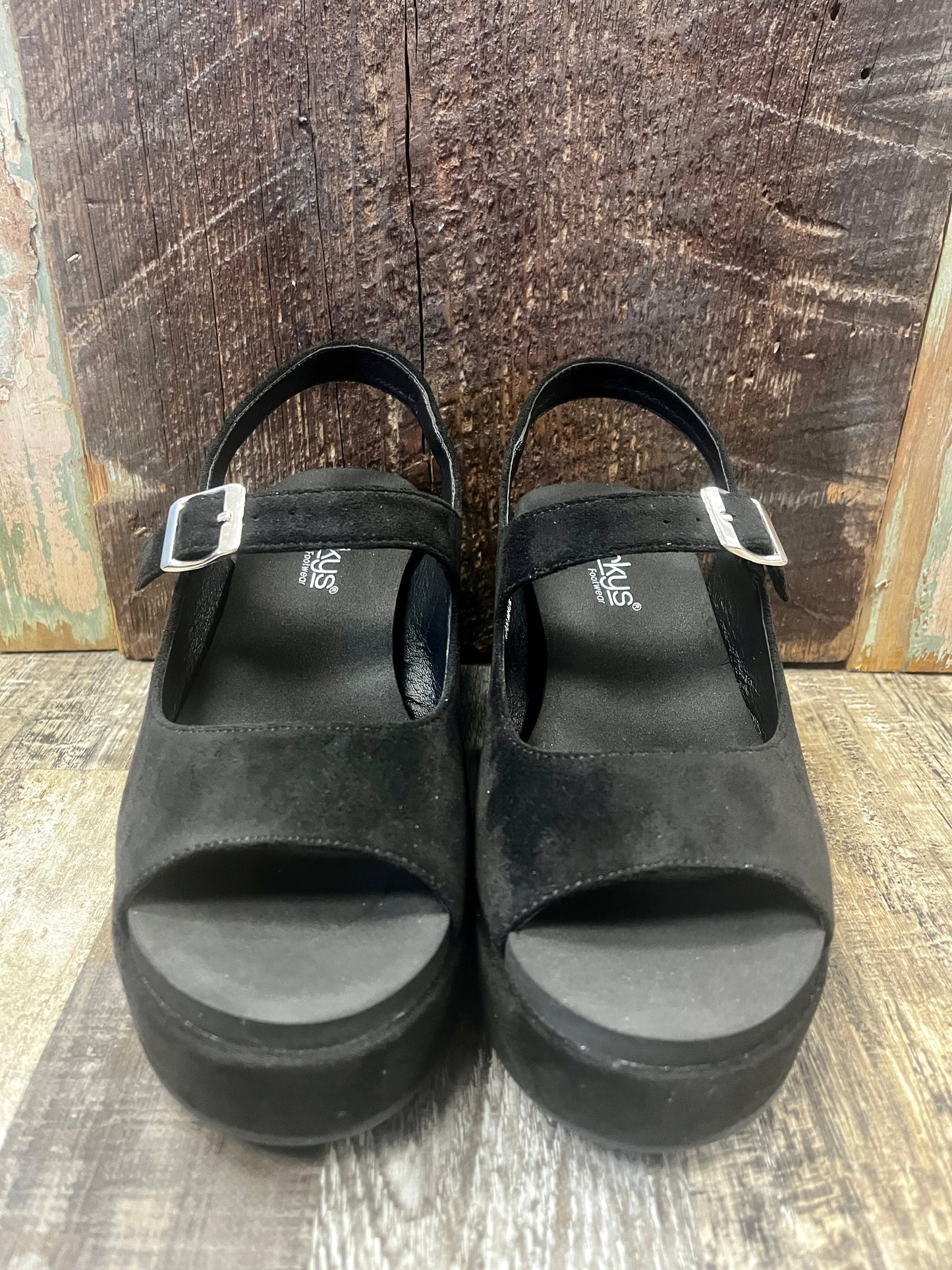 Miss Behavin Black Suede