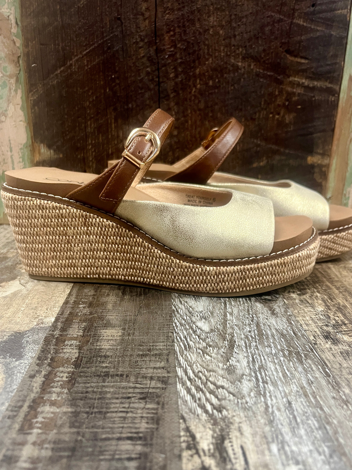 Treat Yourself Gold Wedge