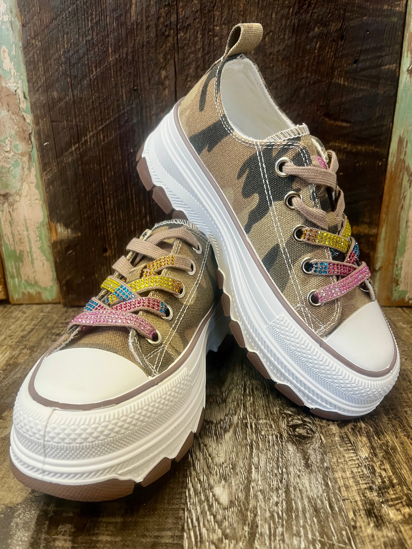 Camo Crush Piper Sneakers