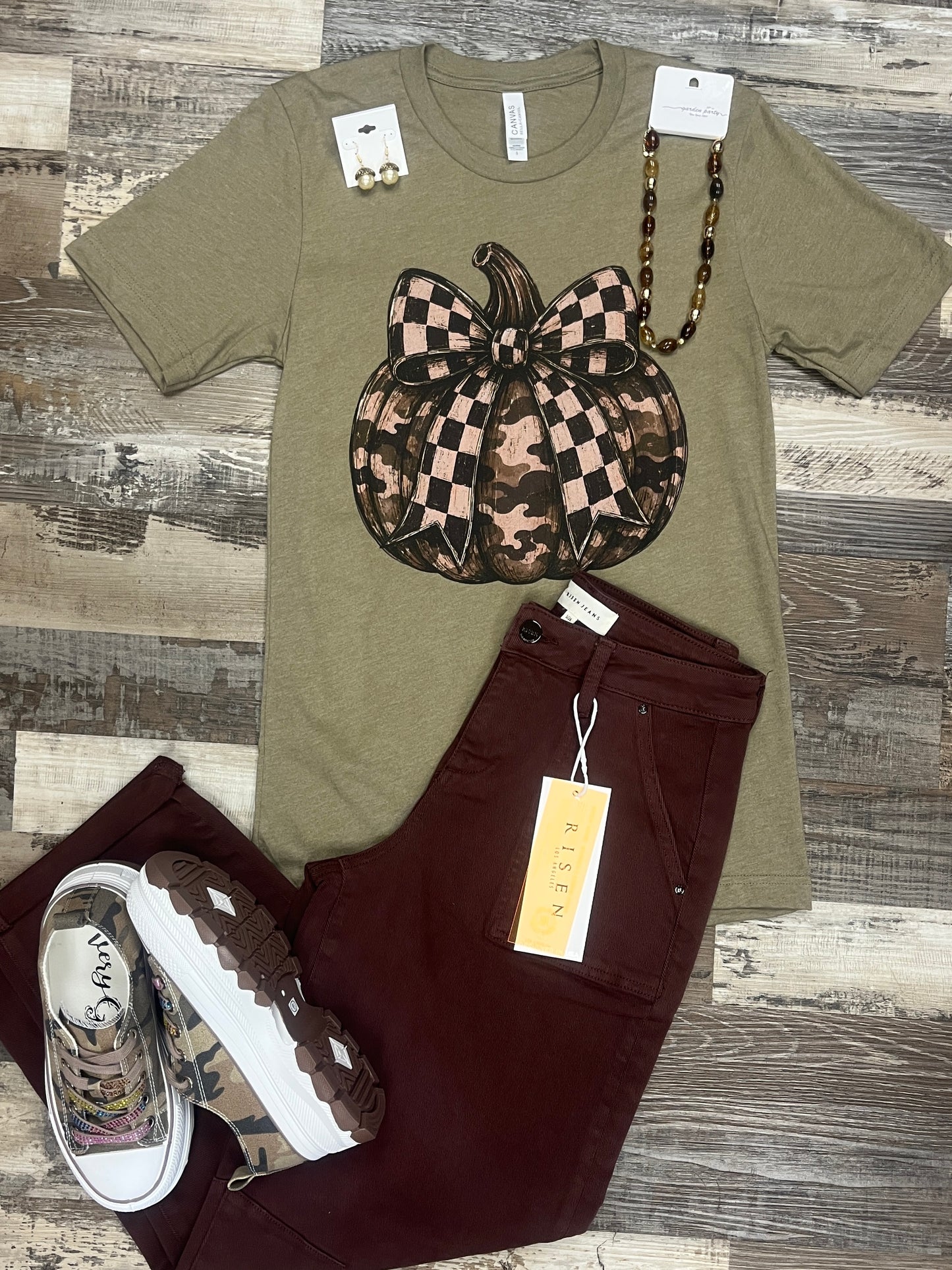 Camo Pumpkin Tee