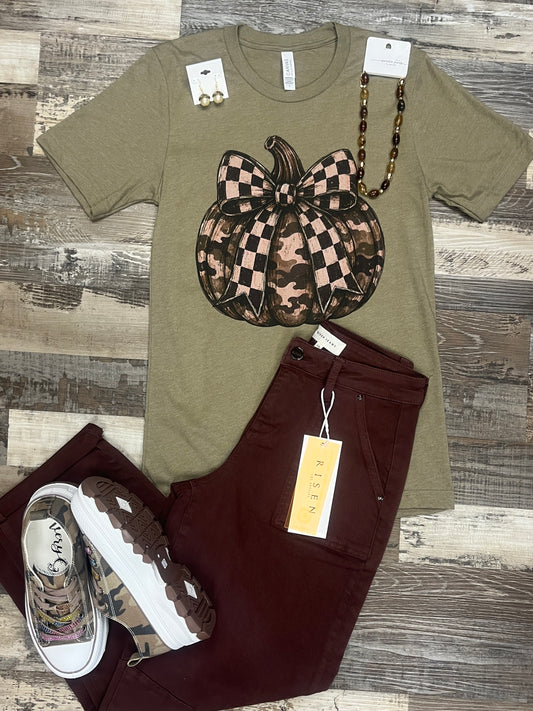 Camo Pumpkin Tee