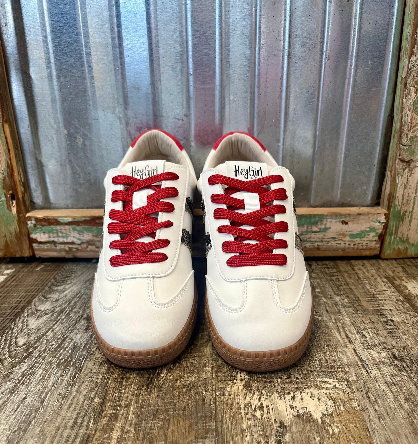 Corky's White Heads Up Sneaker