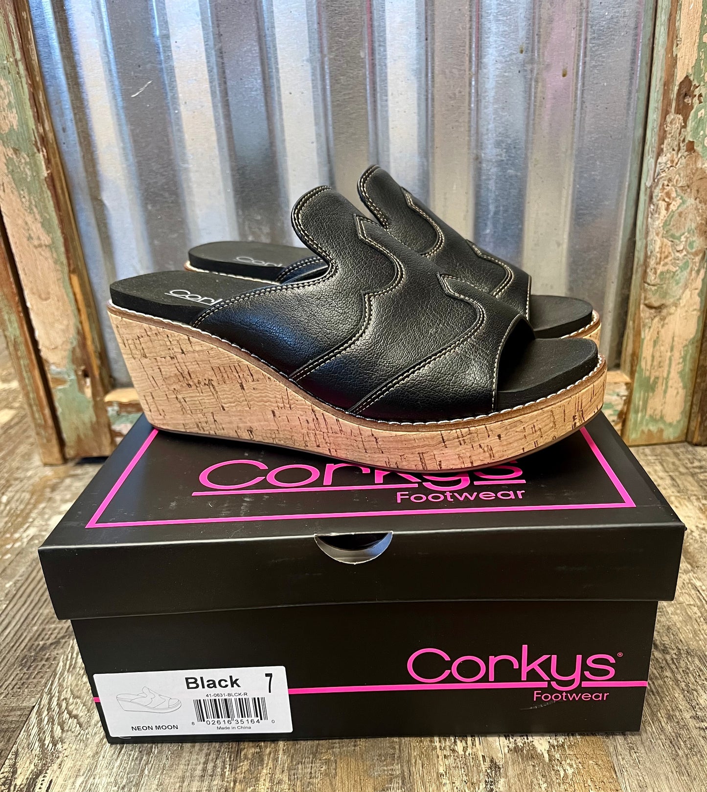 Corkys Neon Moon Wedge