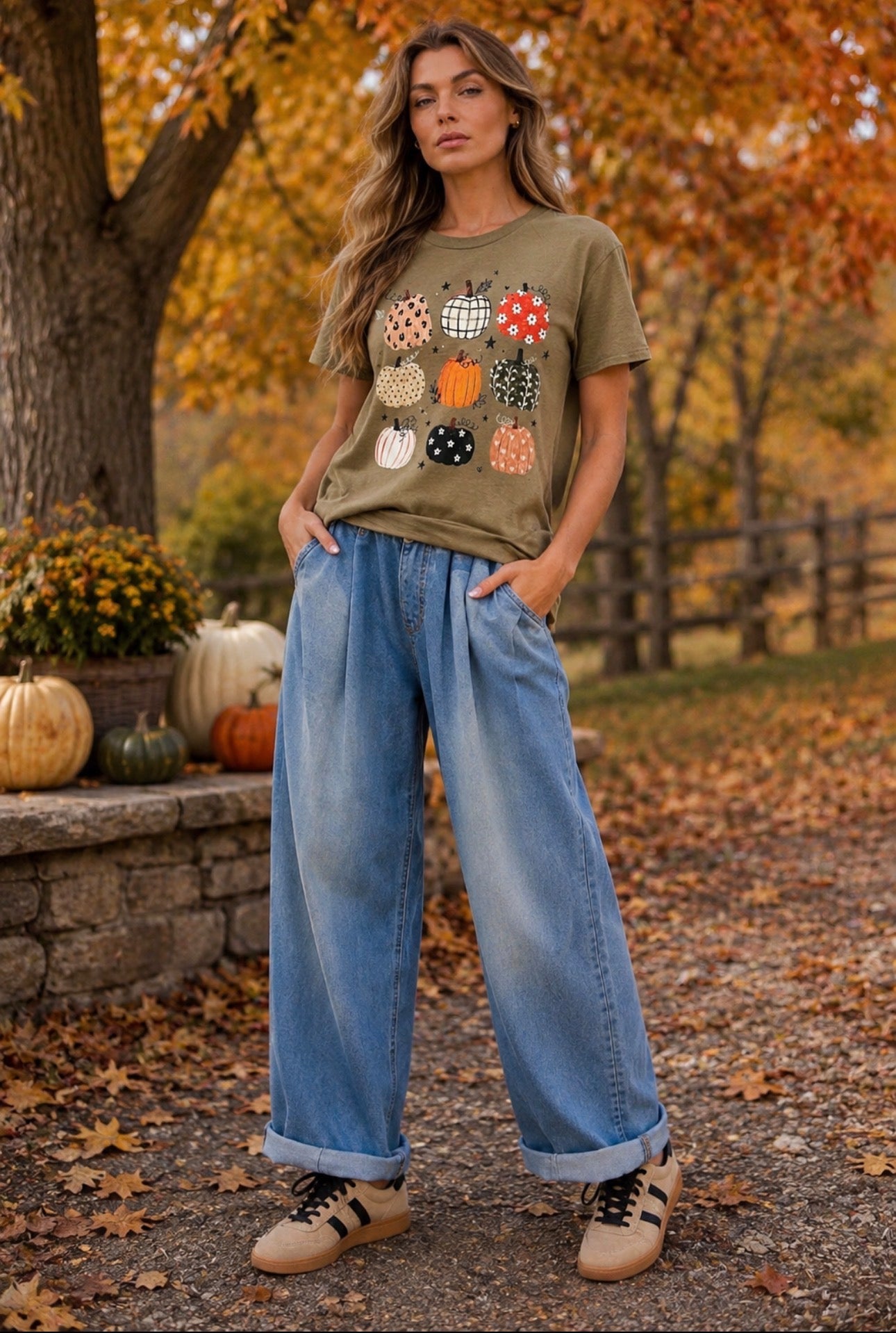 Funky Pumpkin Tee