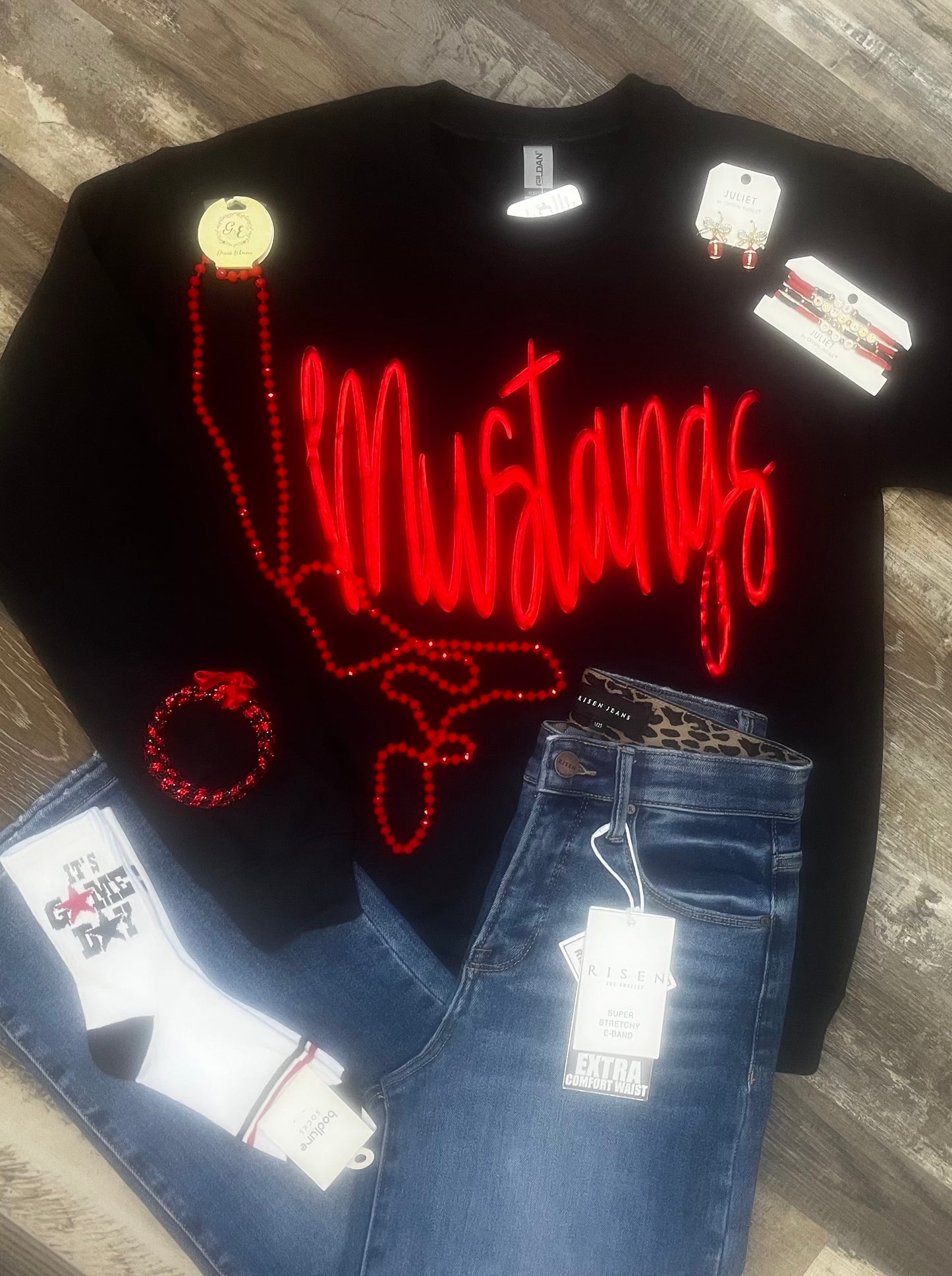 Mustangs Metallic Sweatshirt