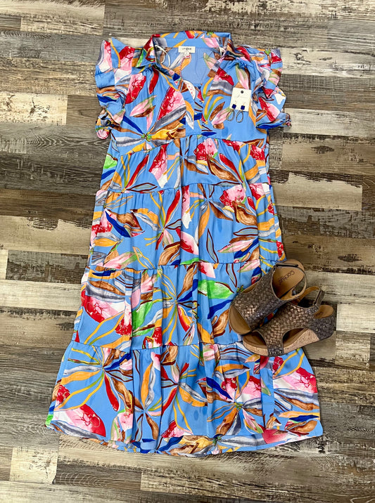 Leaf Print Dress