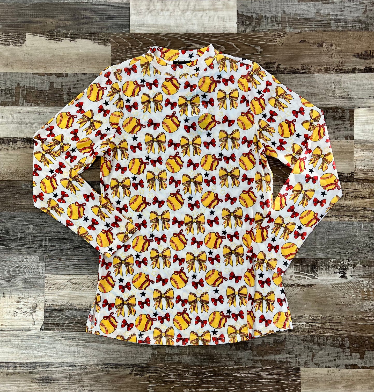 Play Ball Mesh Top