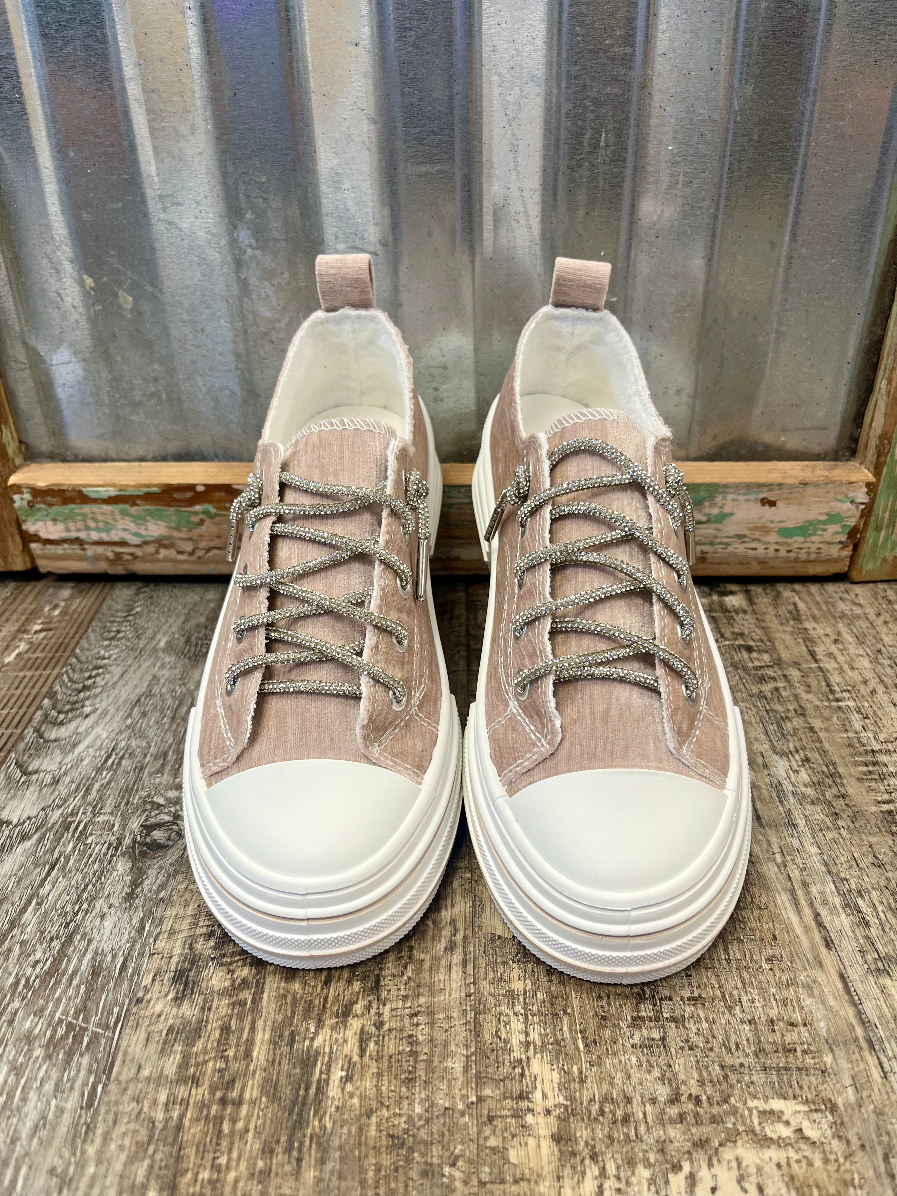 Aman Velvet Sneakers