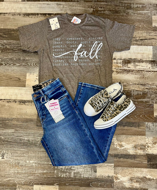 Words of Fall Tee