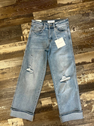 LV Mid-rise Ankle jean