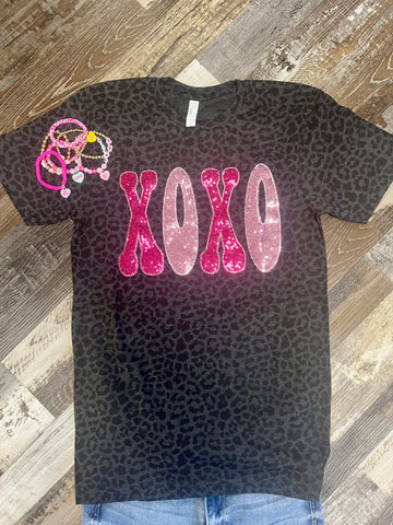 XOXO Leopard Tee