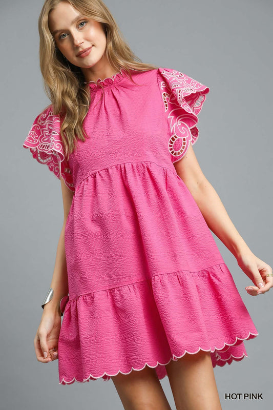 Scallop Edge Dress