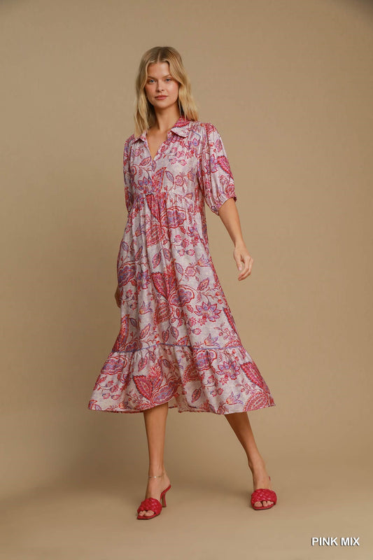 Poppy Paisley Dress