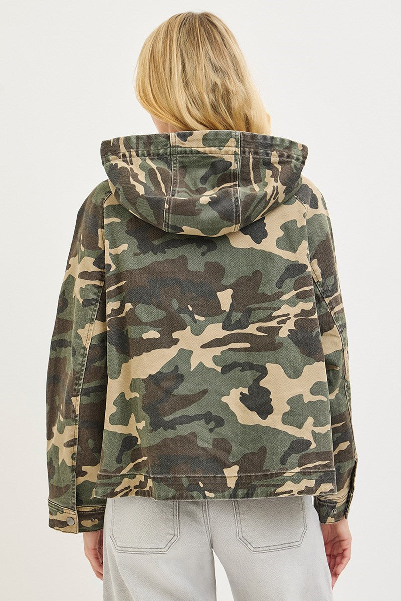 Camo Hooded Jacket