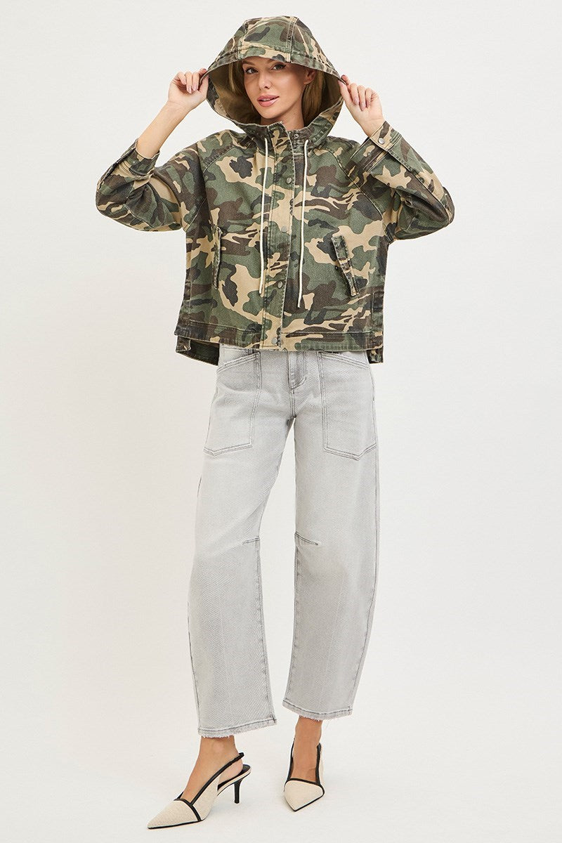 Camo Hooded Jacket