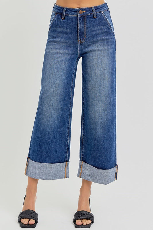 Risen Ankle Cuffed Jean