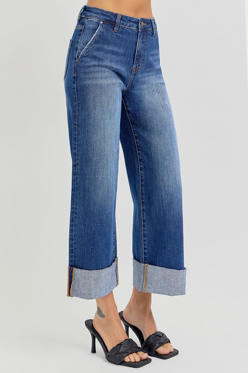 Risen Ankle Cuffed Jean