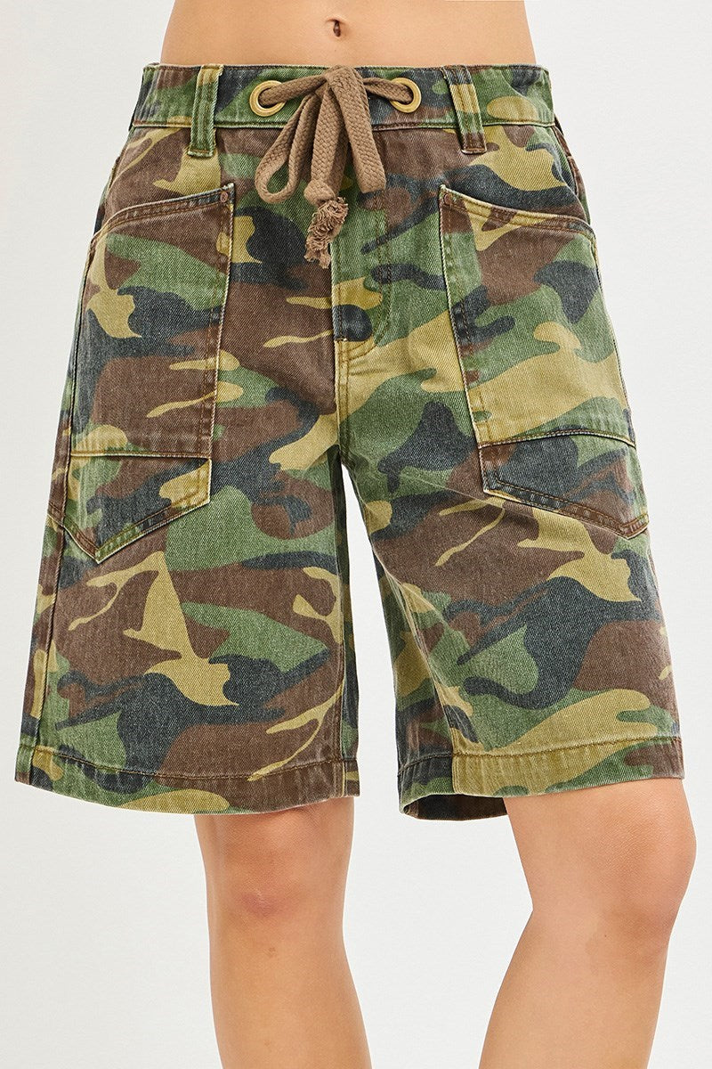 Risen Camo Shorts  RDS6458