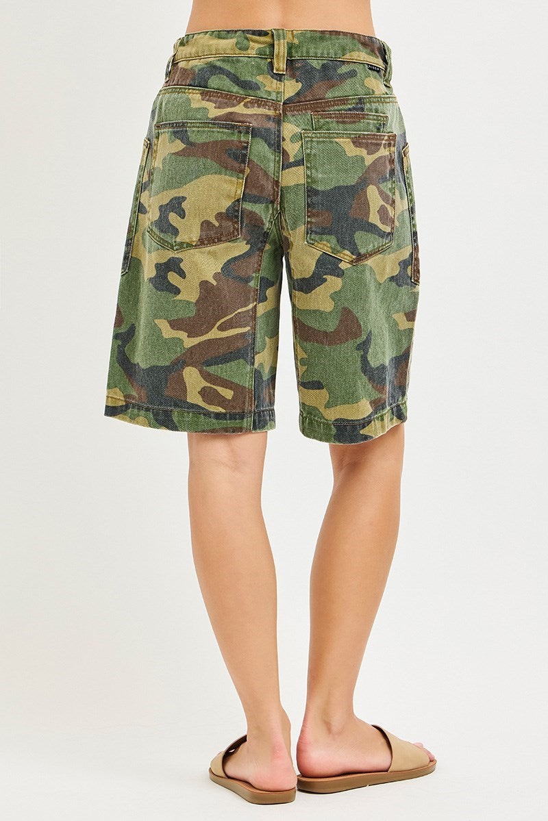 Risen Camo Shorts  RDS6458