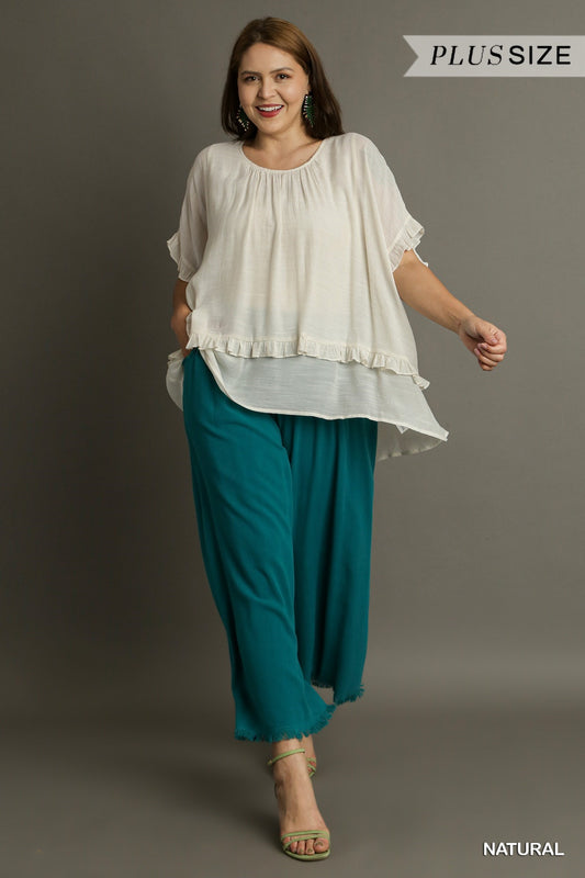 Ruffled Tunic Top