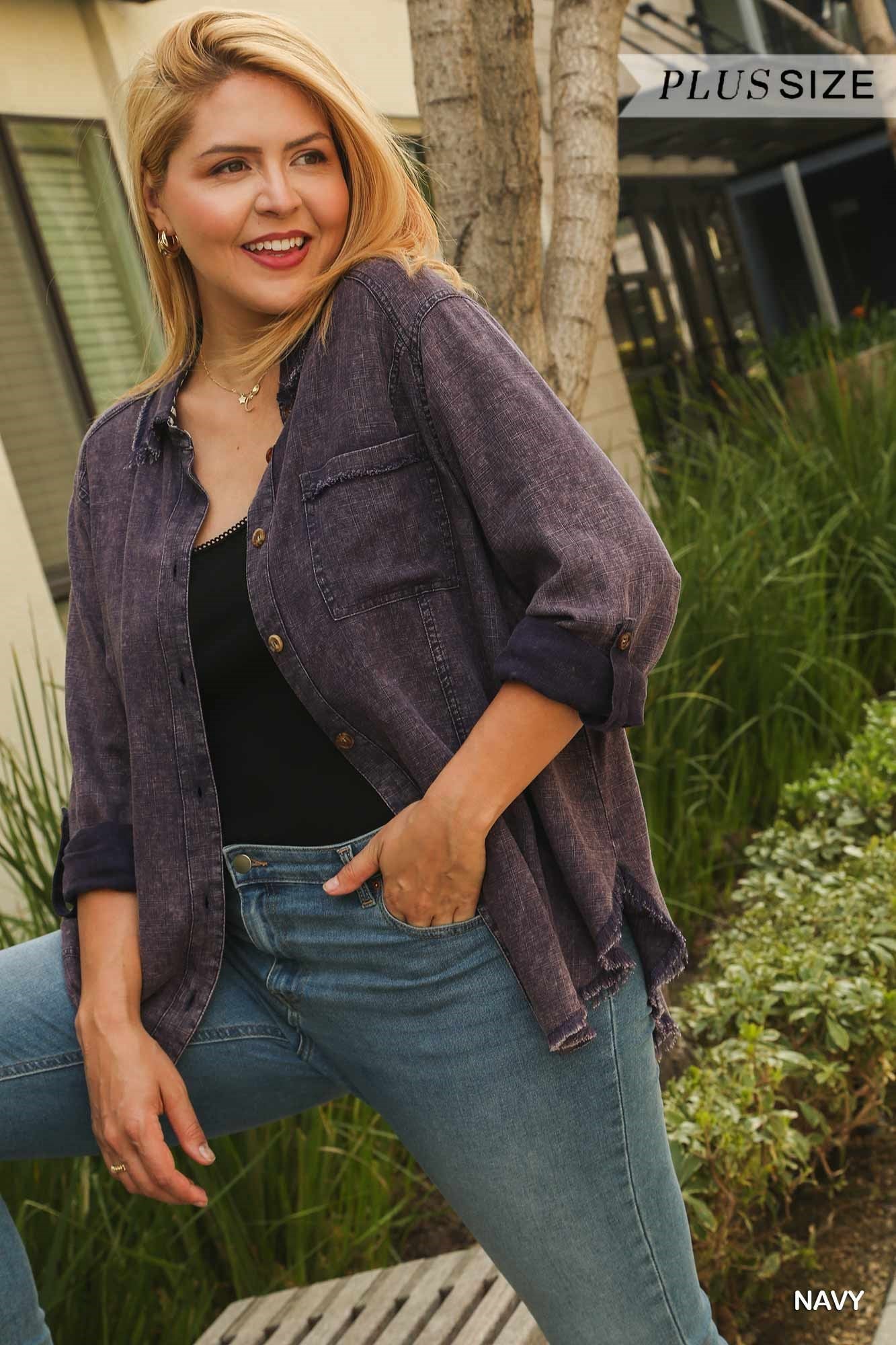 Mineral Wash Button Down