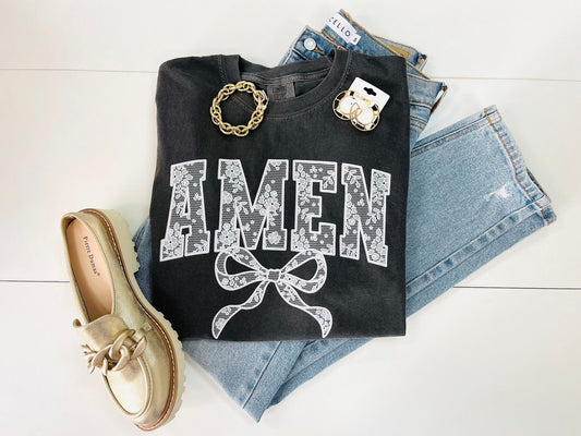 Amen Lace Tee