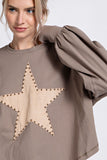 Studded Star Top