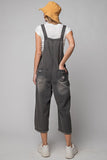 Black Denim Overalls