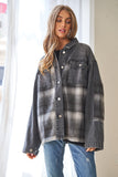 Denim Plaid Shacket