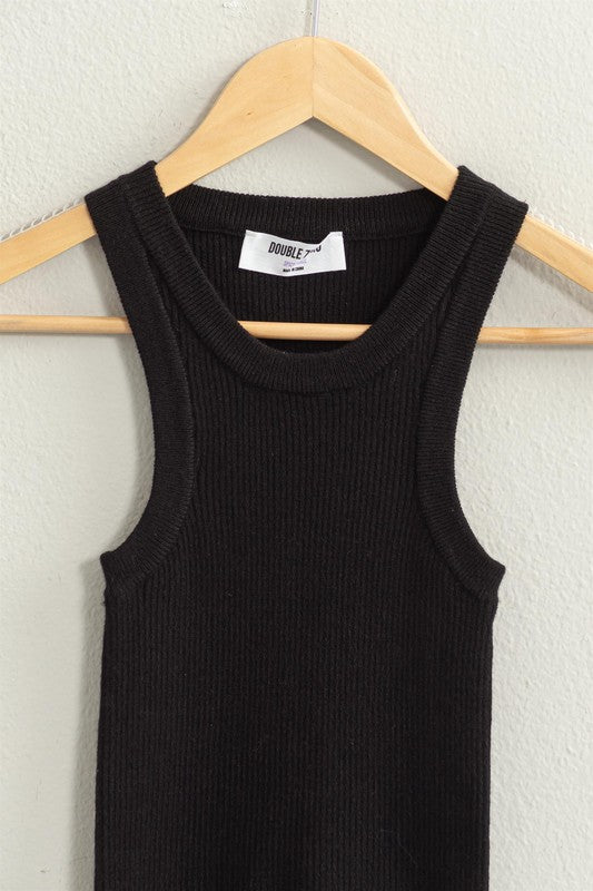 Ribbed Sweater Tank