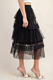 Black Tulle Skirt